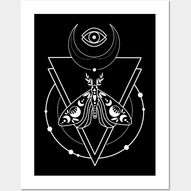 All seeing moth of Sauron Wall Art by AustomeArtDesigns